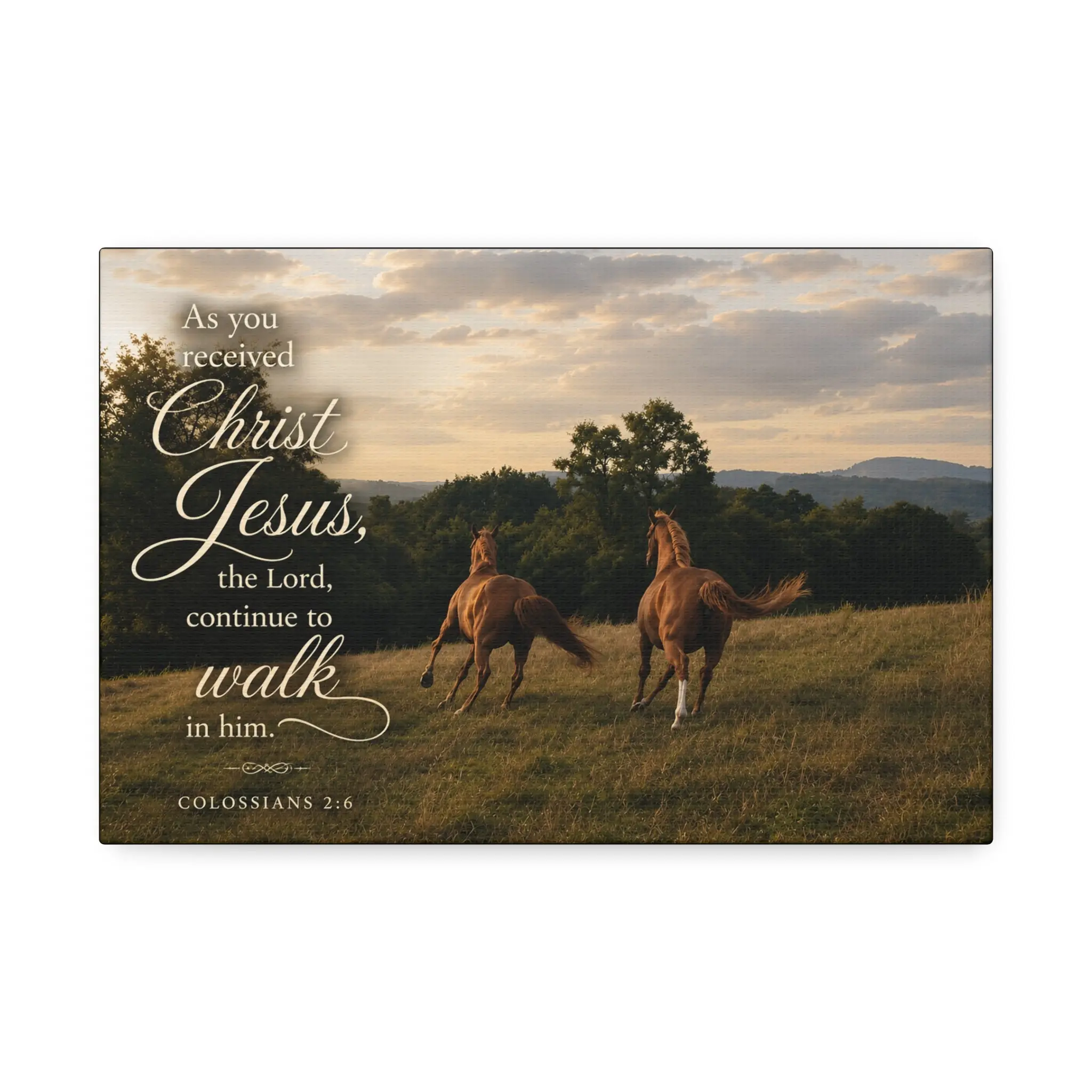 Walk in Him | Canvas