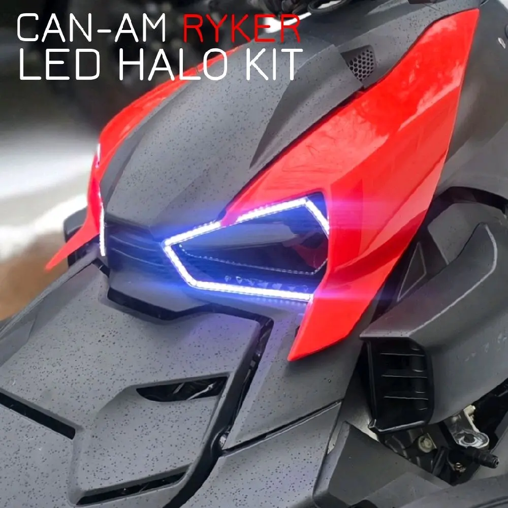 Can-Am Ryker LED Halo Angel Eye Kit - Surface Mount (Plug & Play Upgrade)