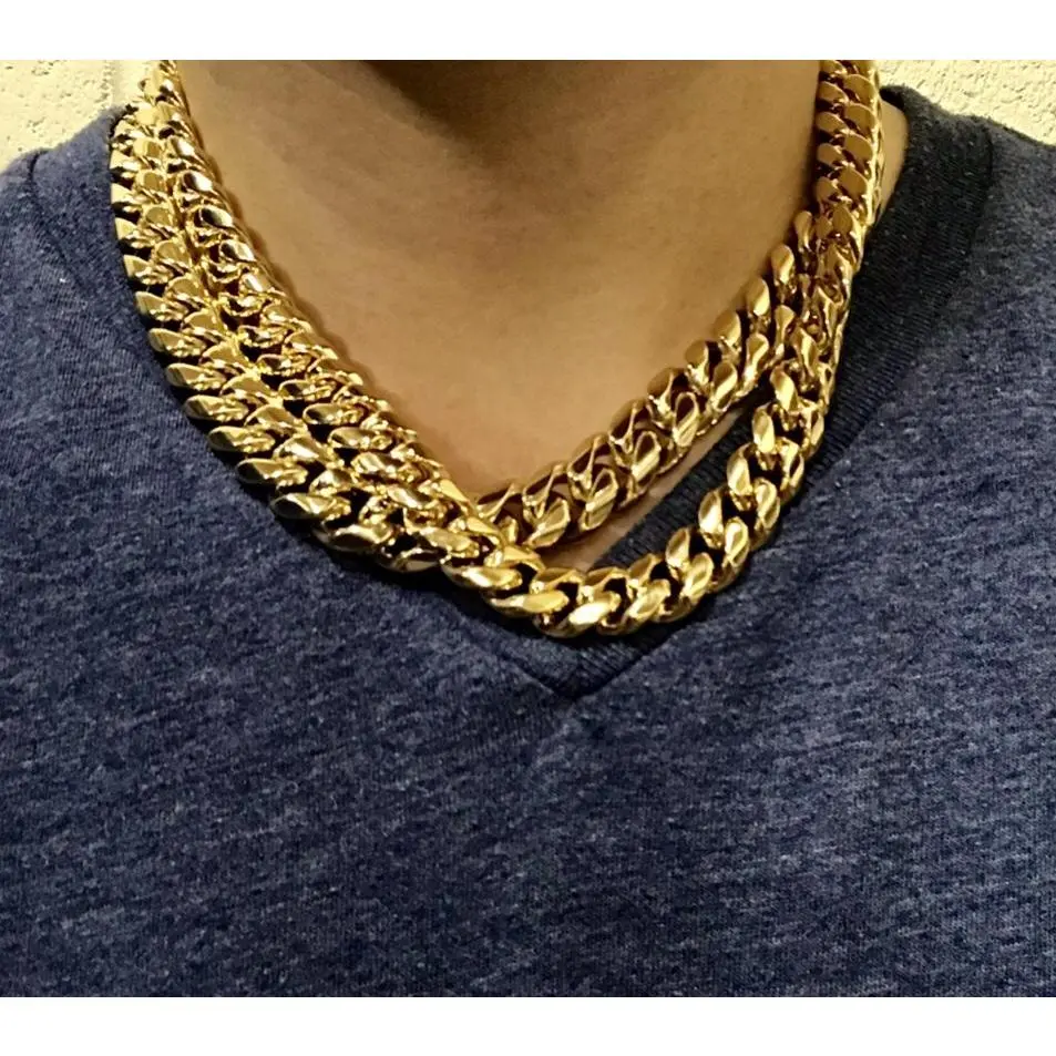 Miami Cuban Chain Yellow Gold