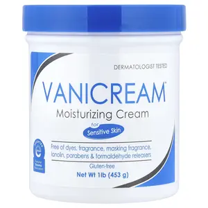 Vanicream Moisturizing Cream, For Sensitive Skin, Fragrance Free, 1 lb (453 g)