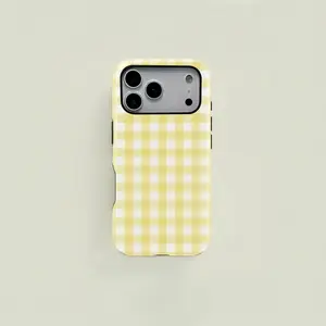 Gingham Pattern, Buffalo Plaid, Picnic Check, Printed Phone Case, Heavy Duty 2in1 Shockproof Phone Protective Cover, Mobile Accessories,phone Case Suitable for Iphone 11/12/13/14/15/16/17 Pro Promax Plus AirGreat for Valentine's Day, Couples, Friends Gift