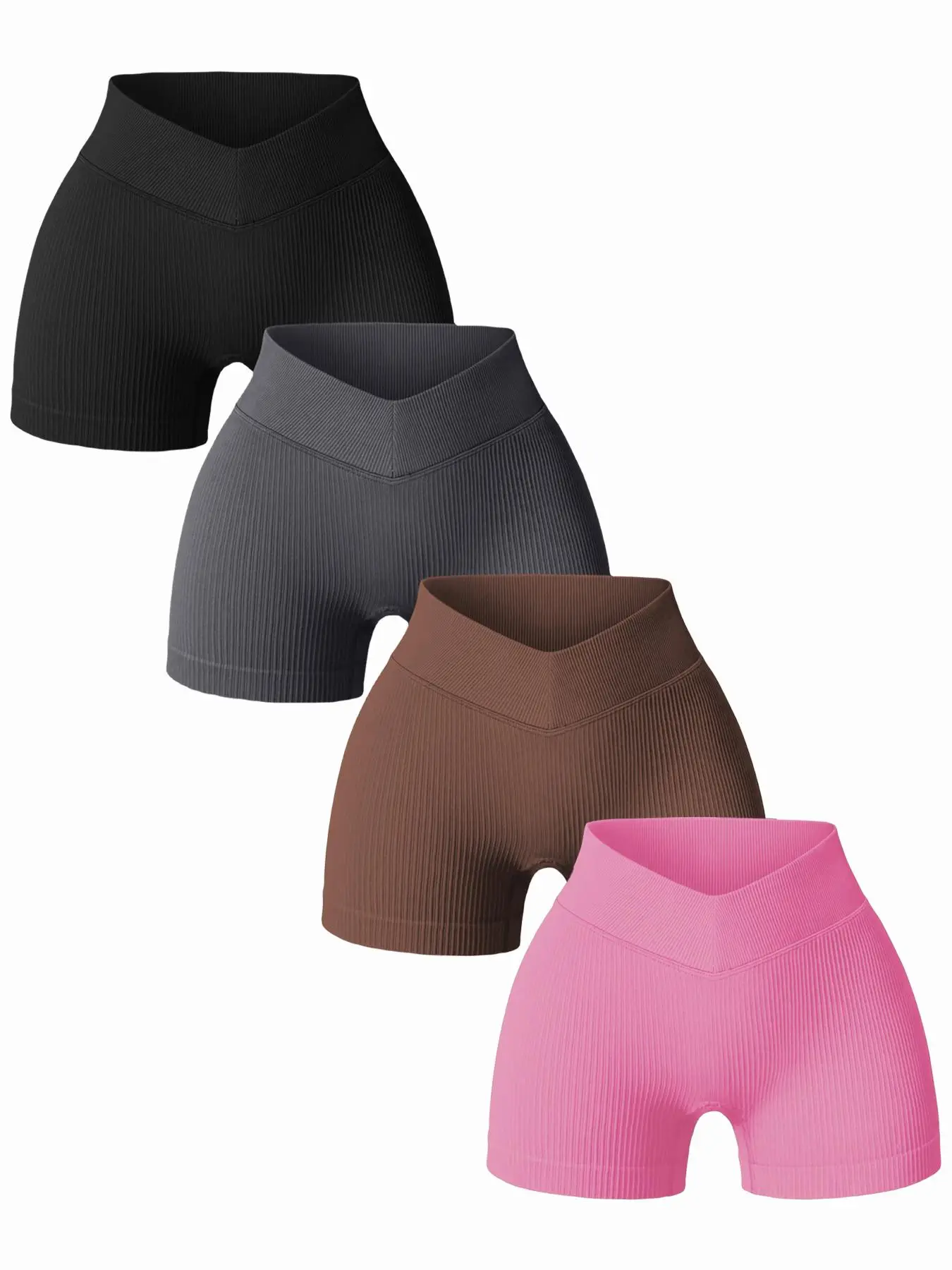 Women's High Waist Skinny Sports Gym Shorts, Sports High Waters Pants, Gym Shorts, Spandex Short, Gym Clothing, Ladies Fall Sportswear for Gym Workout