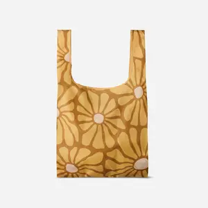 Pocket Tote: Lazy Daisy Gold