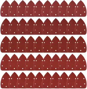 Coceca Mouse Detail Sander Sandpaper Sanding Paper Assorted Sanding Pads 40 80 120 180 240 Grits (50Pcs Mouse Sandpaper)
