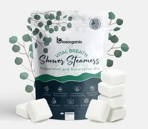 VITAL BREATH SHOWER STEAMERS PEPPERMIT AND EUCALYPTUS OILS