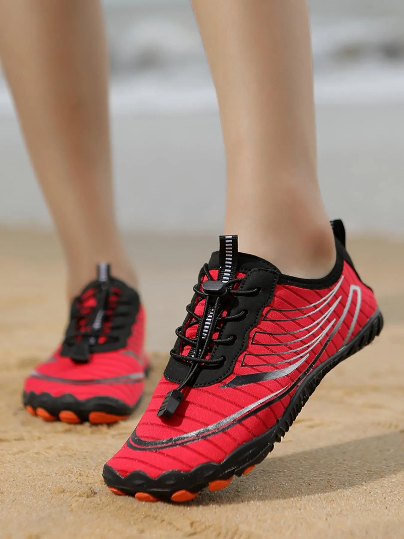 Men's and Women's Multifunctional Outdoor Sporty Water Shoes for Yoga, Surfing, Diving, Hiking, Drifting, Swimming, Lightweight Quick-Dry Breathable Fabric, Comfortable Rubber Sole