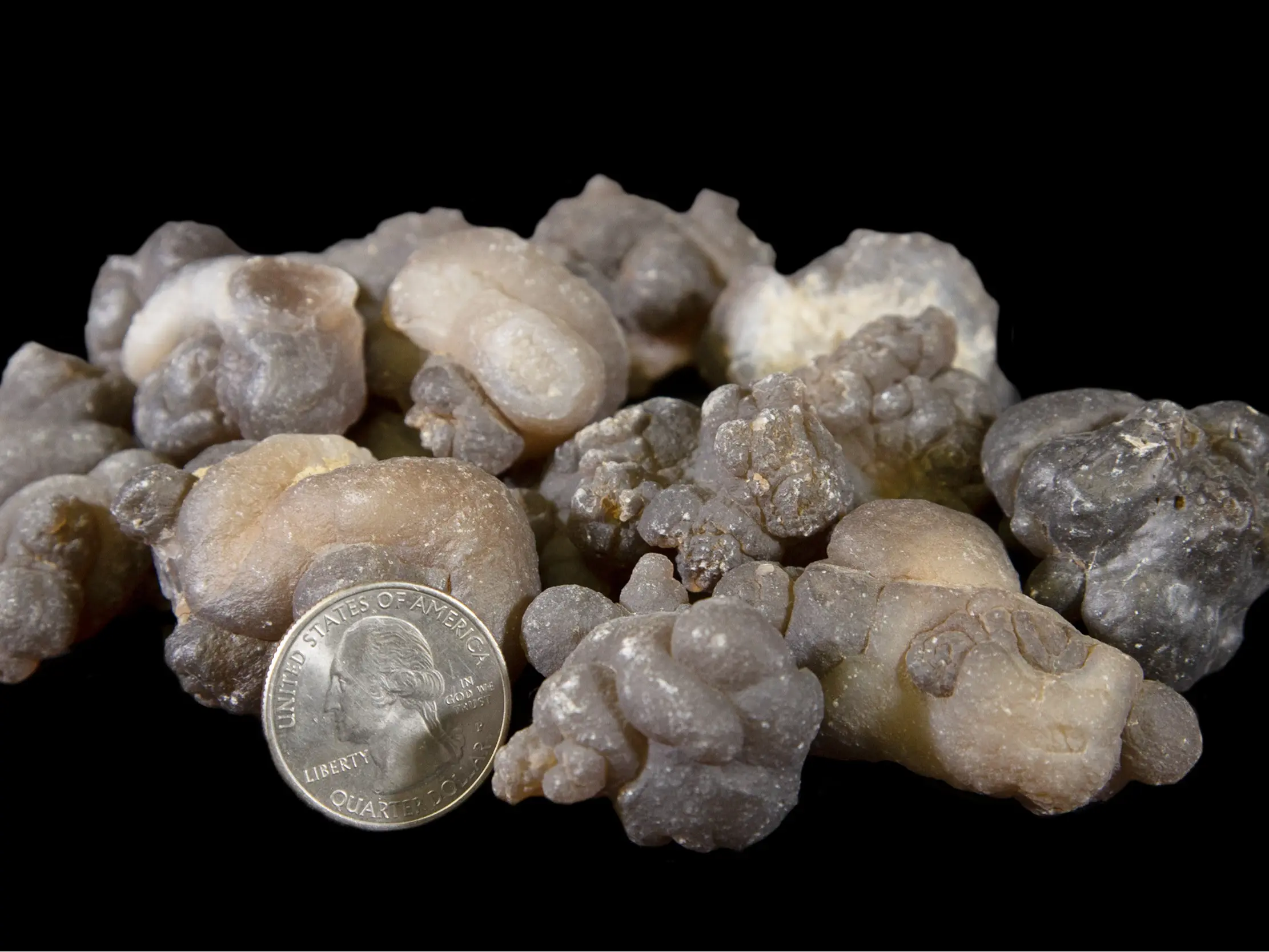 Botryoidal Chalcedony Nodules, 1/2lb