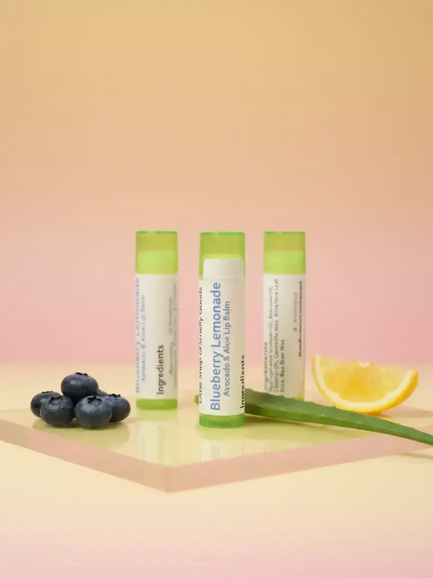 Blueberry Lemonade Lip Balm- Avocado & Aloe