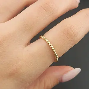 Anillo de balines 18k