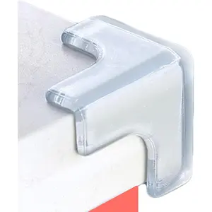 4Pcs Large (1.7inch) Silicone Corner Protector Baby Proofing, T Shaped Strong Adhesive Table Corner Protectors for Furniture, Protect Baby Head Against Sharp Furniture Edges