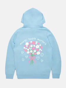 Bouquet Hoodie - Sky Blue