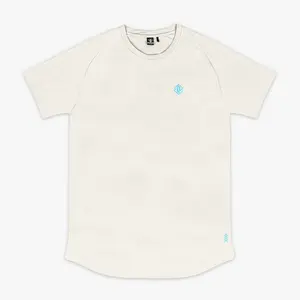 Diamond Tech Youth Tee - Bone/Light Blue