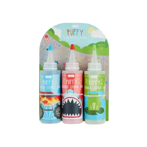 Boy Puffy Paint Chalk Set