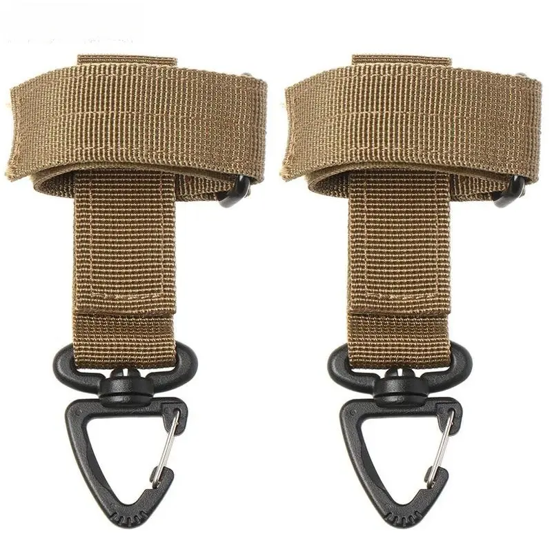Multi-functional rope Hook Carabiner Hooks clip with adjustable nylon hanging buckle, anti-loss climbing safety clip, suitable for active outdoor activities; a versatile and durable tool Accessories.