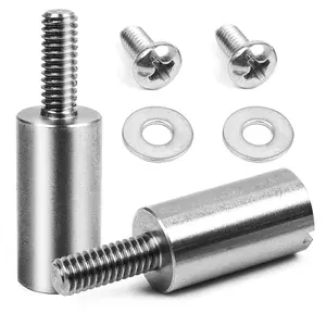 Stainless Steel Timer Plate Stand-Off Kit with Screws & Washers, .76" Length – Fits 1970-1999 Shovelhead/EVO Big Twin & 1971-2003 Sportster Ironhead/Evolution – Replaces HD# 32601-78