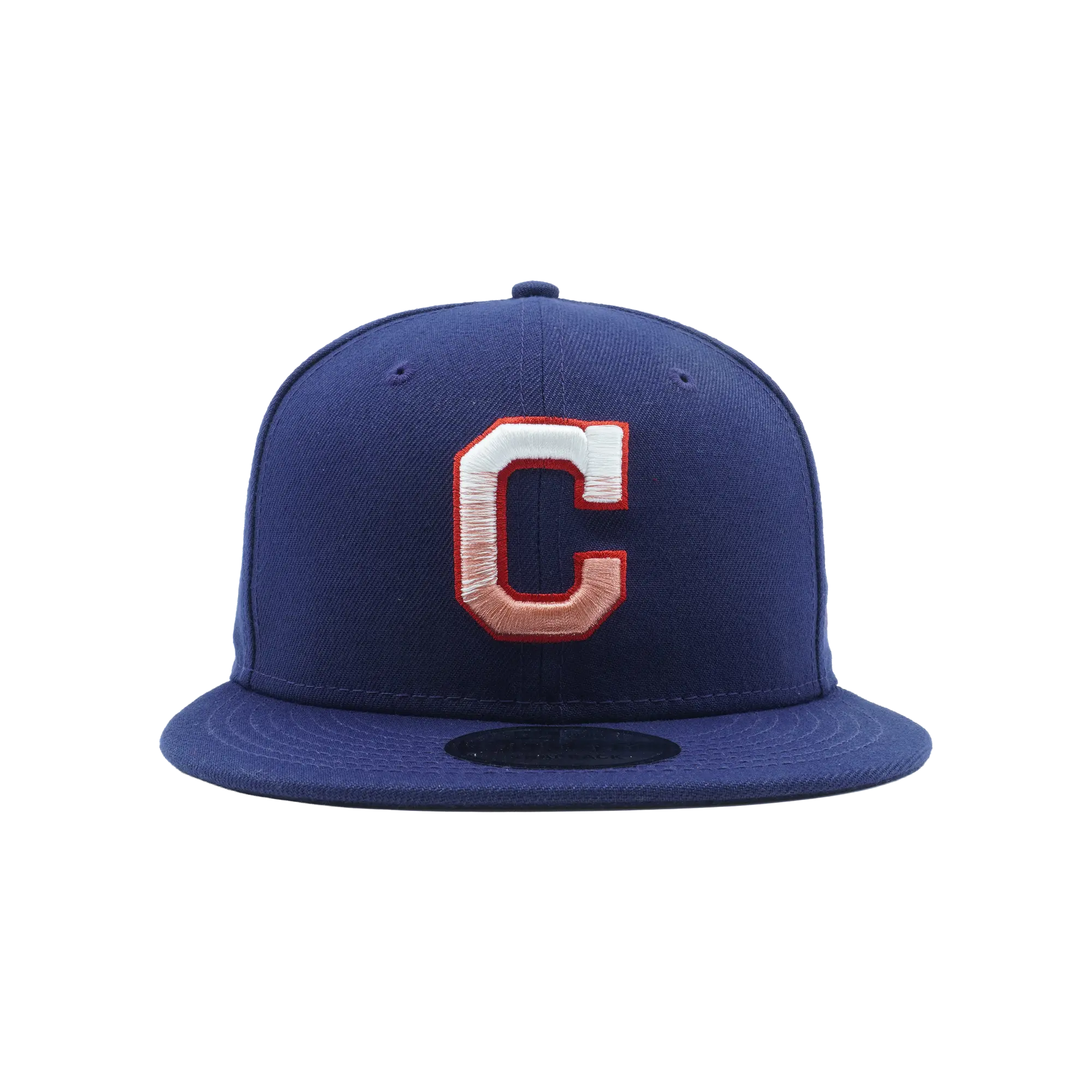 9FIFTY Cleveland Indians Fade Snapback Hat "Navy" NE761