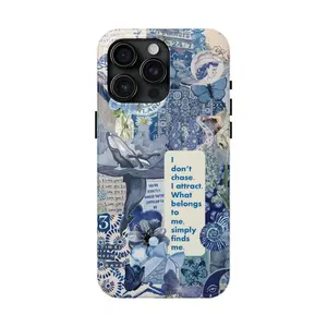 Affirmation Collage Phone Case, Coastal Aesthetic iPhone spigen iphone case