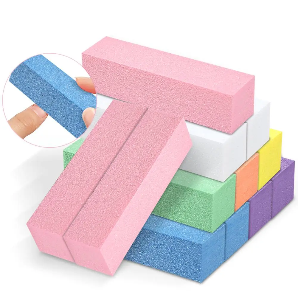 10pcs Nail Buffer Block File Sliders for Nails Professional Nails Tools Products Manicure Pedicure Supplies Nail Polishing Block