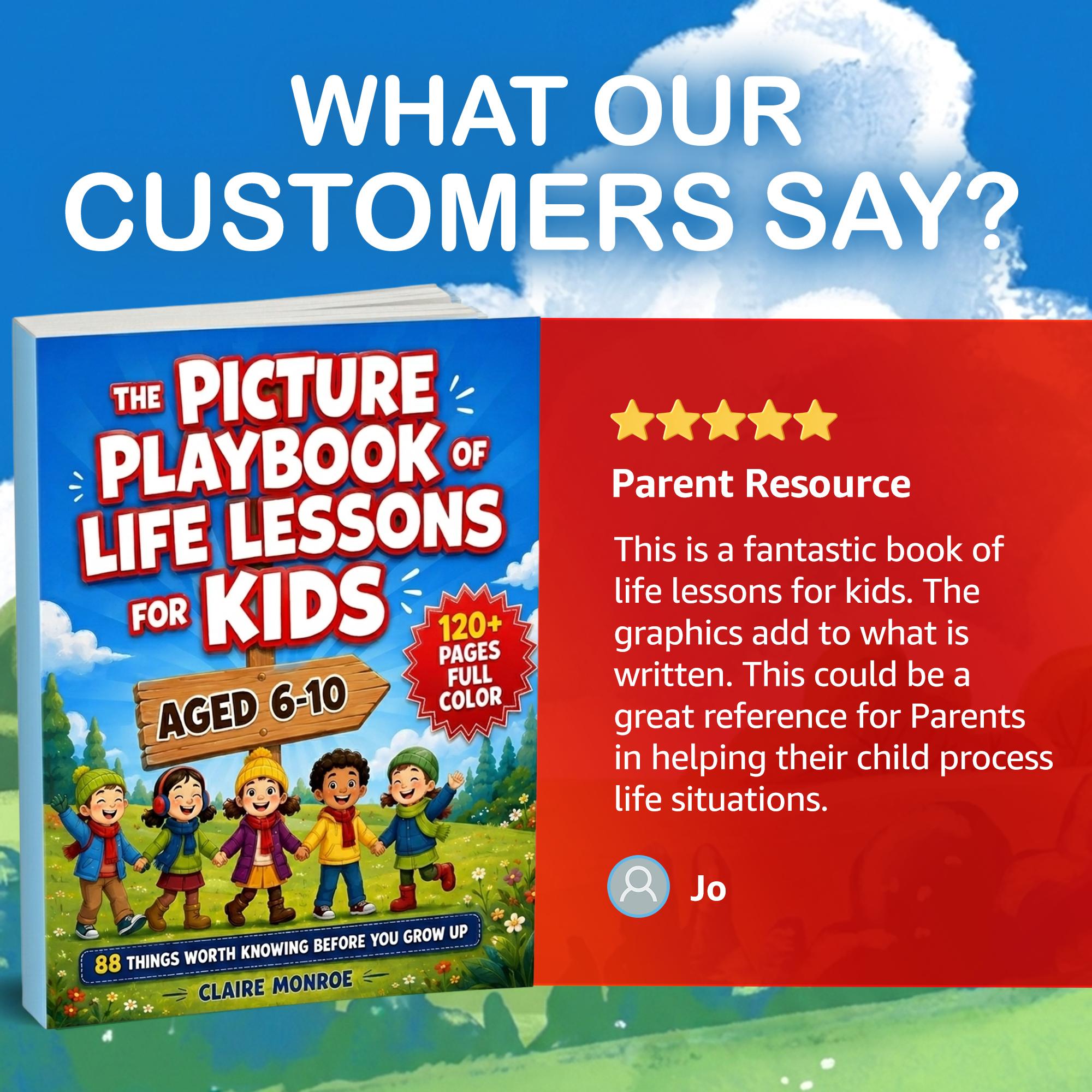 Claire Monroe Children's Learning Book for Ages 6-10, Full Color Illustrated Social Skills Guide for Parents, Homeschoolers & Classrooms with 88 Visual Life Lessons Claire Monroe Children's Learning Book for Ages 6-10, Full Color Illustrated Social Skills Guide for Parents, Homeschoolers & Classrooms with 88 Visual Life Lessons
