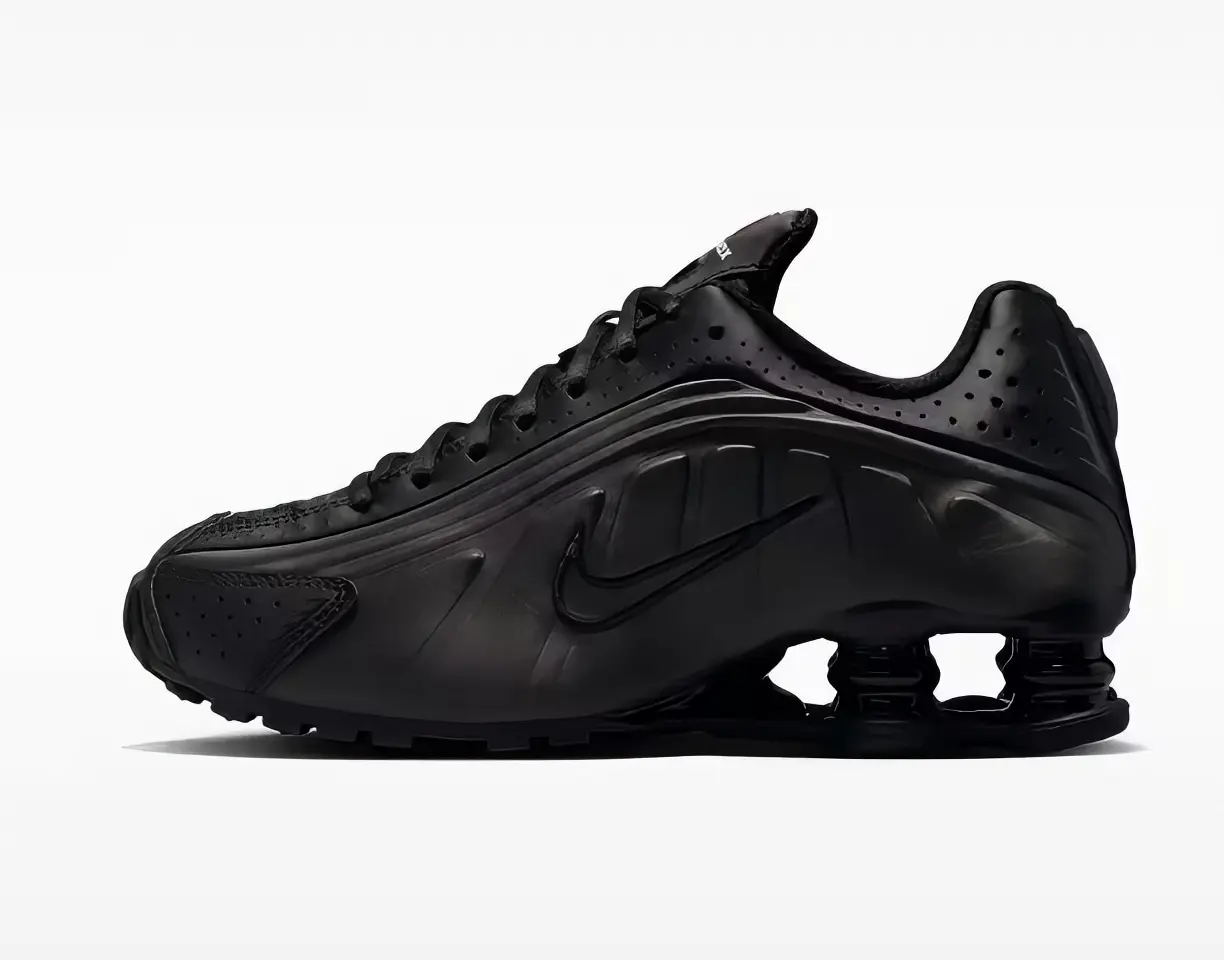 Nike Shox R4 Black/Black Men's Sneakers with Shock Absorption Technology for Comfort and Style
