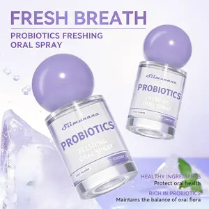 Probiotic Oral Spray 15ml Mint Flavor Alcohol-Free & Sugar-Free Portable Breath Freshener for Long-Lasting Freshness & Oral Care Oral Breath Spray with Probiotics for Balanced Oral Health Mouth Spray Fast Acting Convenient Travel-Sized Daily Breath Care