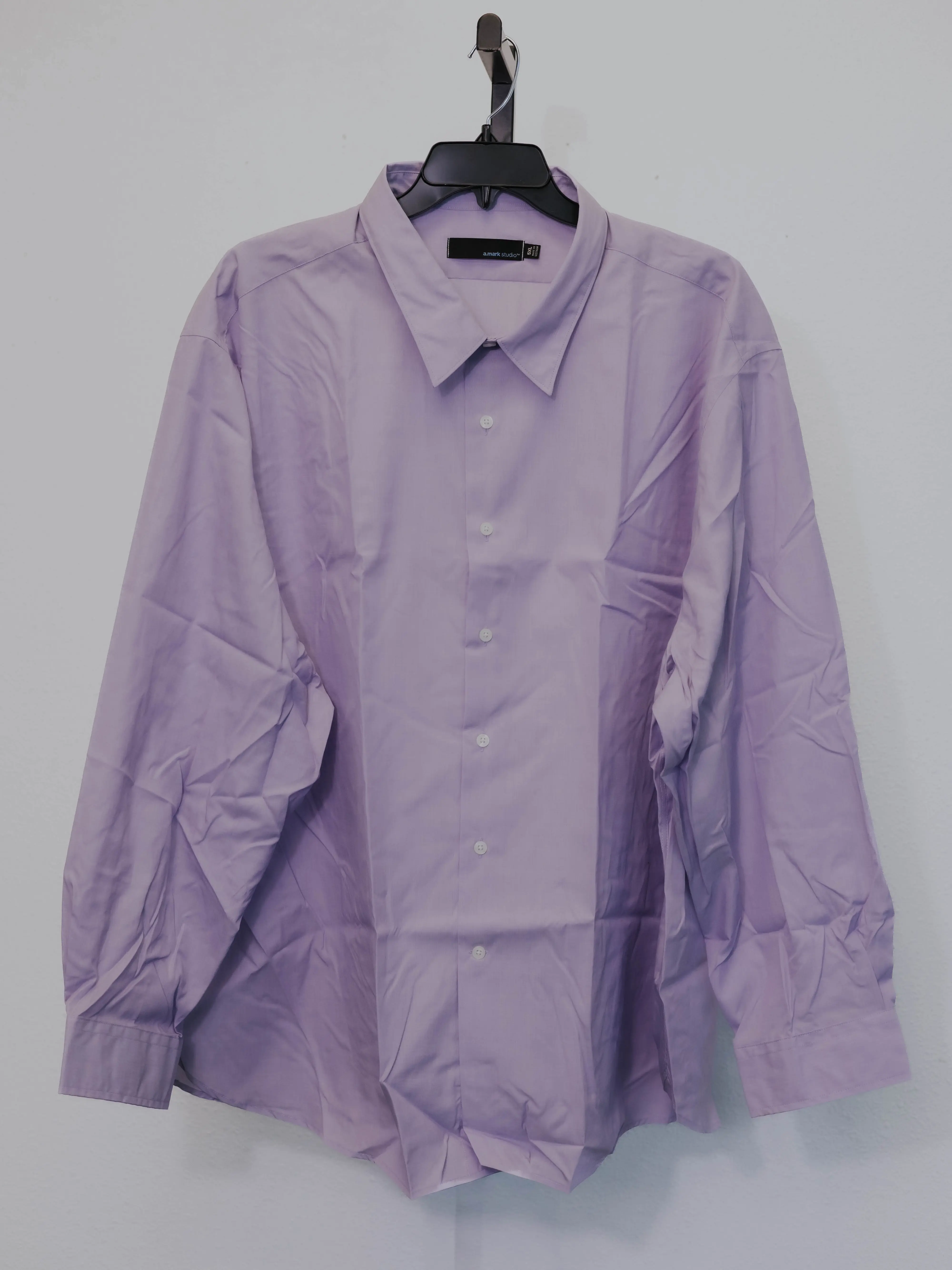 Men's purple button down shirt