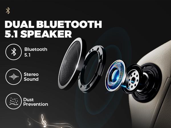 GTPLAYER Gaming Chair with 5.1 Compatible Bluetooth Speakers, High Back Ergonomic Design, 150° Maximum Inclination, PU Leather, Assembly Required