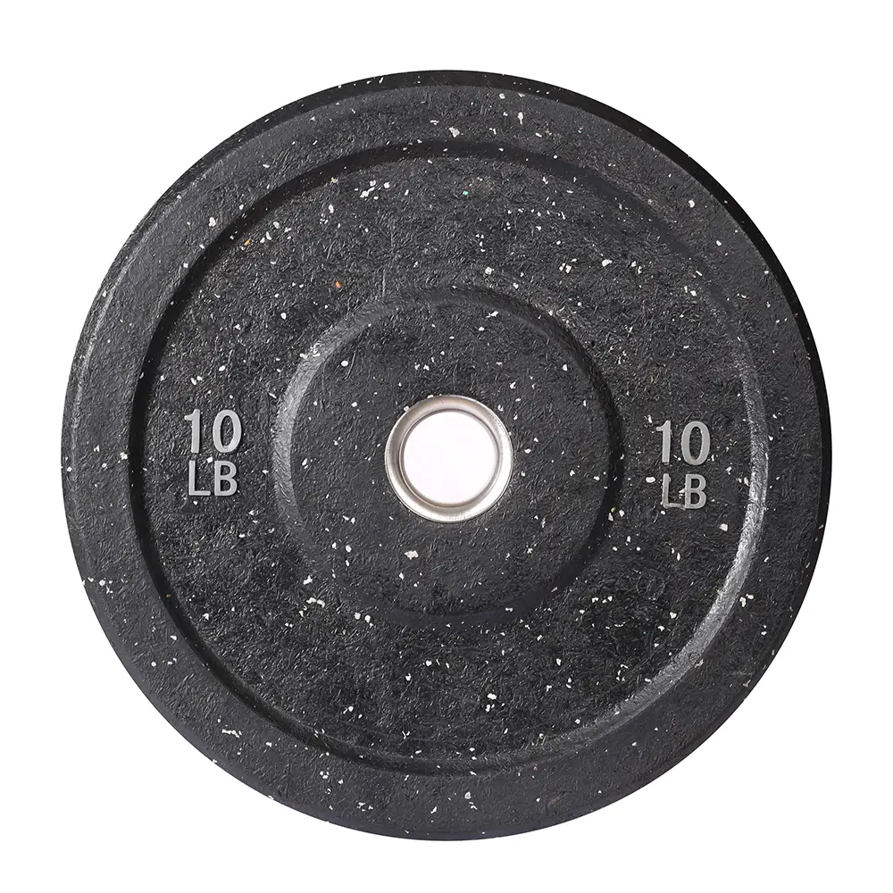 10LB×2pieces Gym style rubber particle high elasticity weight plate