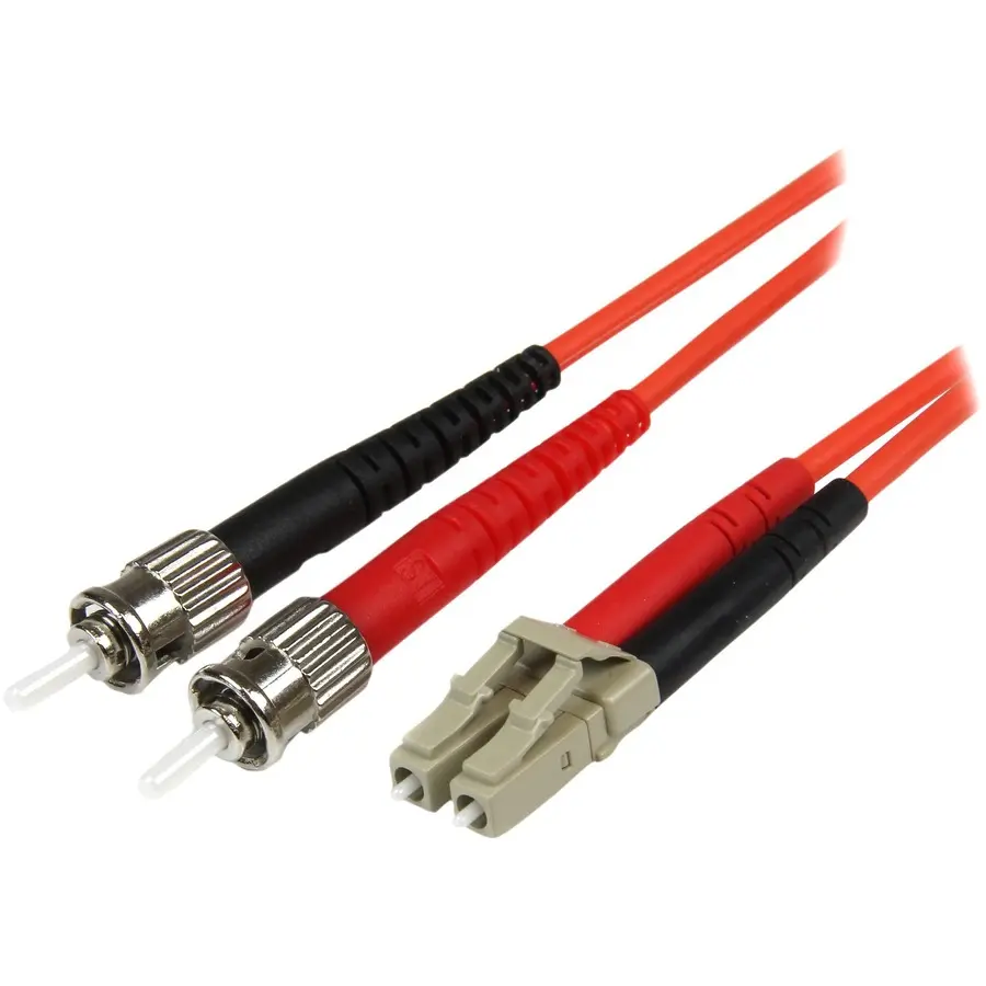 StarTech 5m Multimode Duplex 50/125 LSZH Fiber Optic Cable - LC/ST