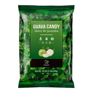 Soeos Guava Candy, Classic Series Chinese Guava Hard Candy, 16 oz (1 lb) 454g - Snack, Sweet Bonbon Flavor
