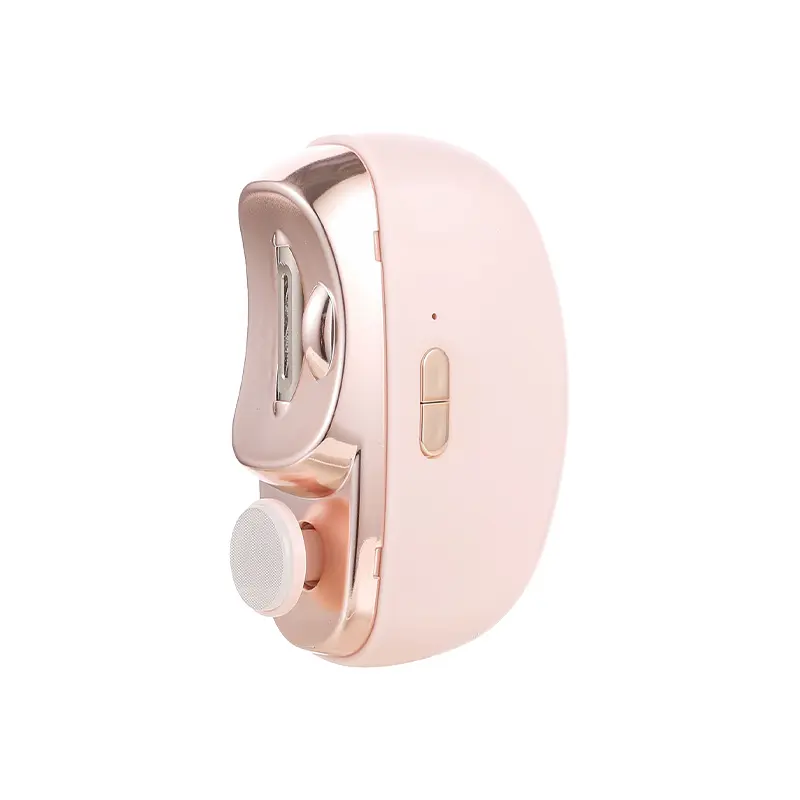 Electric Automatic Nail Clipper - 2 in 1 Auto Finger Cutter and Polishing Grinder for Baby Senior Adults - Rechargeable Cordless USB Battery Fingernail Trimmer Nail Clippers Precise Nail Trimmer