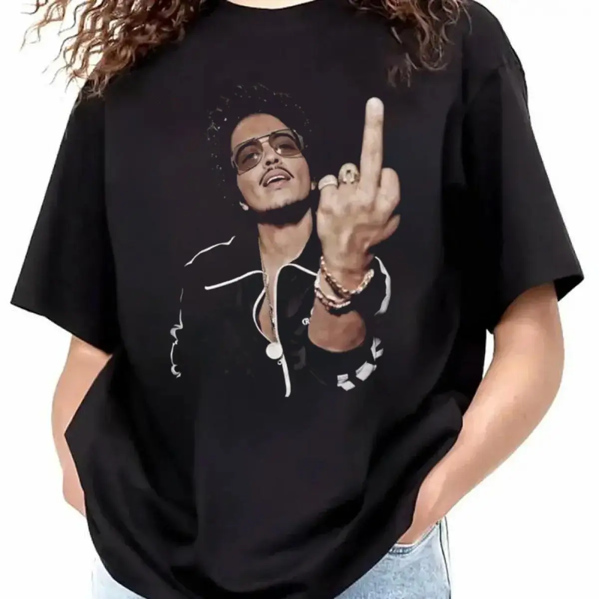 Retro Bruno Graphic T-Shirt, Music Culture Graphic Shirt, Vintage Unisex Graphic Shirt