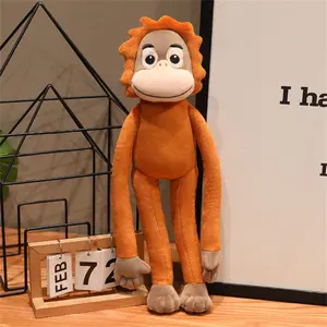 Cartoon Punch Long-Armed Monkey Plush Toy, Soft Fluffy Stuffed Doll, Home Decor, Car Decor, Wedding Gift, Kids Birthday Gift, Mother's Day Gift