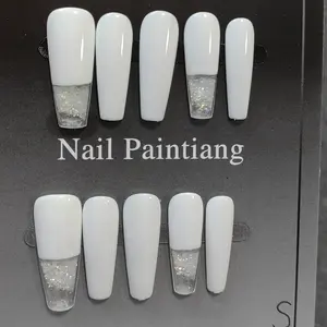 Water nails plain color press on nails
