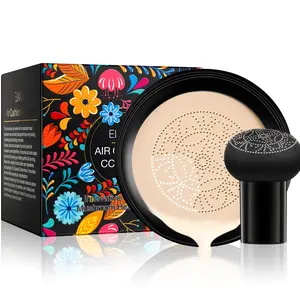 ELAIMEI Mushroom Head CC Foundation (ivory ), Women's Makeup CC Cream, Long-Lasting Coverage & Hydration, Professional Beauty Product