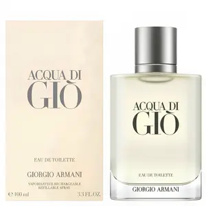 Armani Acqua Di Gio for Men Eau de Toilette Refillable Spray, 3.3 Ounce Armani Acqua Di Gio for Men Eau de Toilette Refillable Spray, 3.3 Ounce