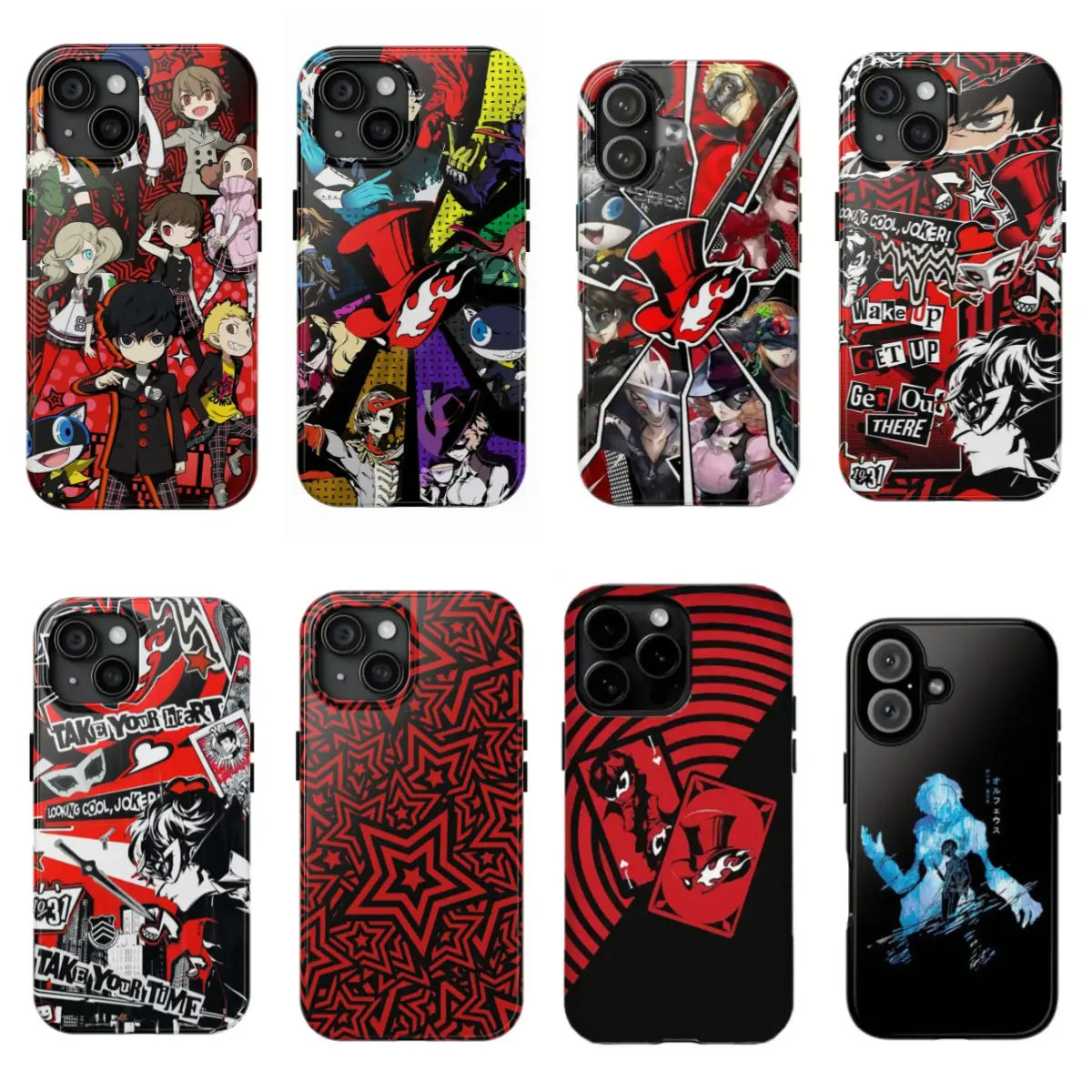Persona 5 phone Cases For iPhone12-17 Promax Pro Plus,It's a great gift for a good friend, suitable for holidays, birthdays, and partie