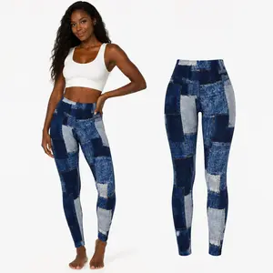 Kaymaluxe Women’s Printed Jeans Style Leggings