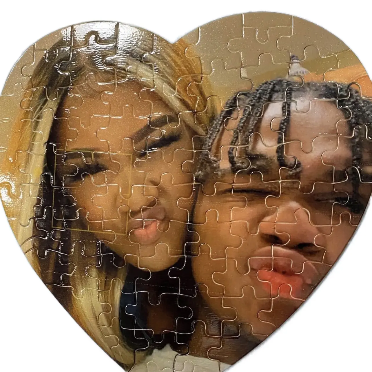 Custom heart shaped puzzle Gift Custom heart shaped puzzle Gift