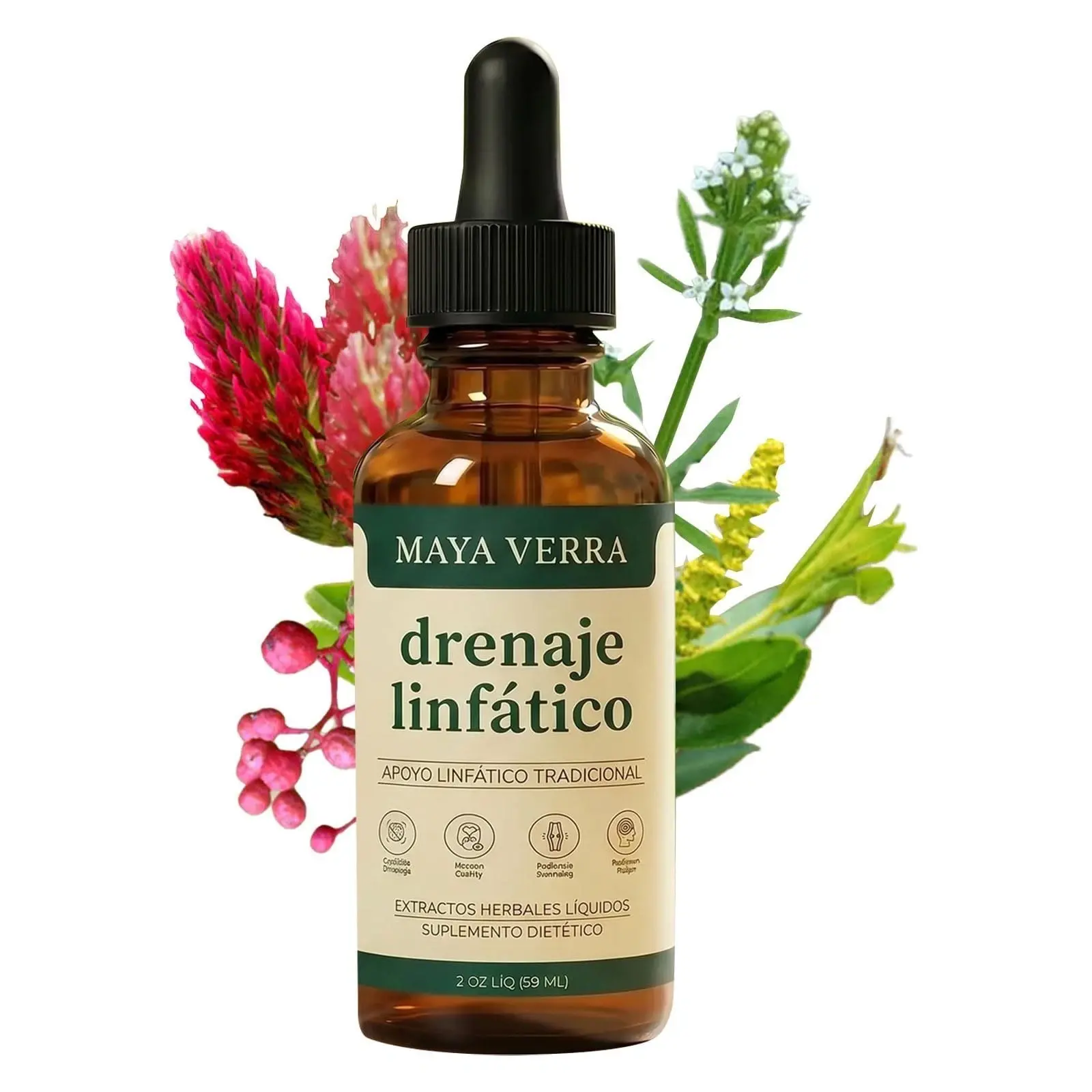 Mayaverra Lymphatic Drainage Drops,natural herbal formula,gluten-free Mayaverra Lymphatic Drainage Drops,natural herbal formula,gluten-free