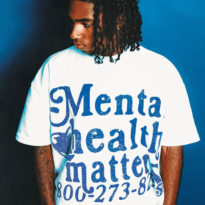 Mental Health Matters Tee - Blue