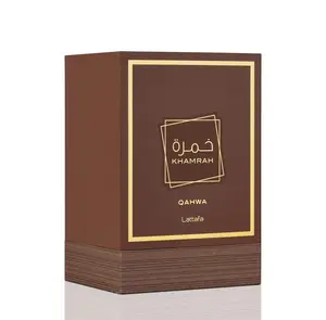Khamrah Qahwa for Unisex Eau de Parfum Spray, 3.4 Ounce by Lattafa