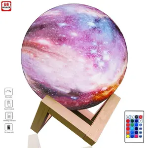 Galaxy Lamp Moonlight USB LED Night Lunar Light Touch Color Changing