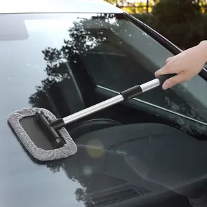 Car Windshield Anti-Fog Interior Window Cleaning Brush & Dust Remover, Dedicated Car-Cleaning Wiping Tool, Ultimate Car Wash Mop
