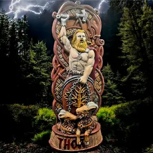 Thor Hand Painted Deity Statue