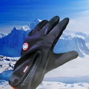Winter Water Proof Gloves - Cold and Rain Weather Gloves with Fingers for Touchscreen Use