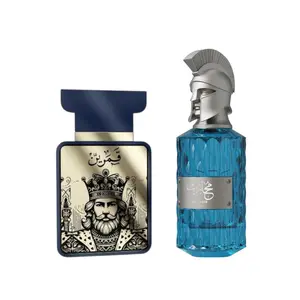 Le Falcone Amaran Muharib Hero + Qamarain Male EDP Multi-Pack, Full Size 100 ML-3.4 Oz Men's Fragrance, Citrus-Rich Green Mandarin, Patchouli & Oakmoss Notes
