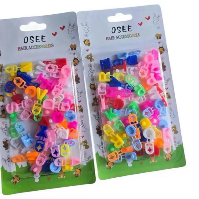 2pcs Elegant Retro Hair Clips - 2pcs ABC Hair Clips, Strong Hold, No Trace, Ideal for Formal Events