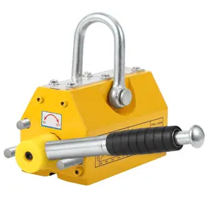 GARVEE Heavy Duty Magnetic Lifter - 3300Lbs Capacity, Permanent Lift Magnets With Release, Updated 2.5 Safety Factor, for Hoist, Shop Crane, Block