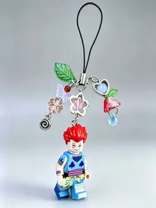 Hxh Anime Beaded Keychain, Unique Accessory for Fans, Perfect Gift Idea, Durable Design, Ideal for Daily Use, Enhance Your Collection